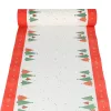 PAPSTAR Caminho de mesa de Natal Plain Christmas Trees em Airlaid, em rolo, medidas: (L)400 mm x (C)24 m