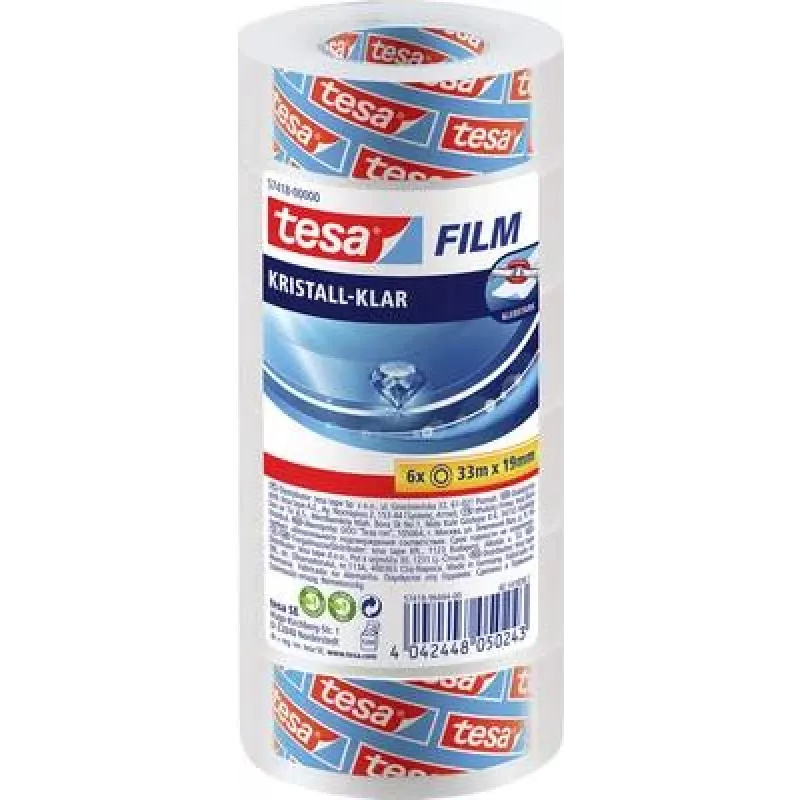 tesa C+C 57418-00000-02 Fita adesiva transparente (C x L) 33 m x 19 mm 6 rolo(s)