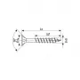 SPAX parafusos universais T30, 6 x 140 mm, 100 unid.