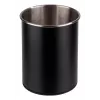 APS porta-talheres rotativo, preto, aço inoxidável, superfície interior mate