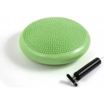 Schildkröt Almofada de equilíbrio insuflável, 330 mm, verde, PVC