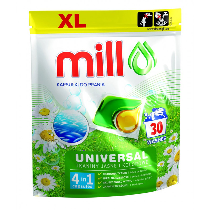 Conjunto de cuidados para máquinas de lavar Mill
