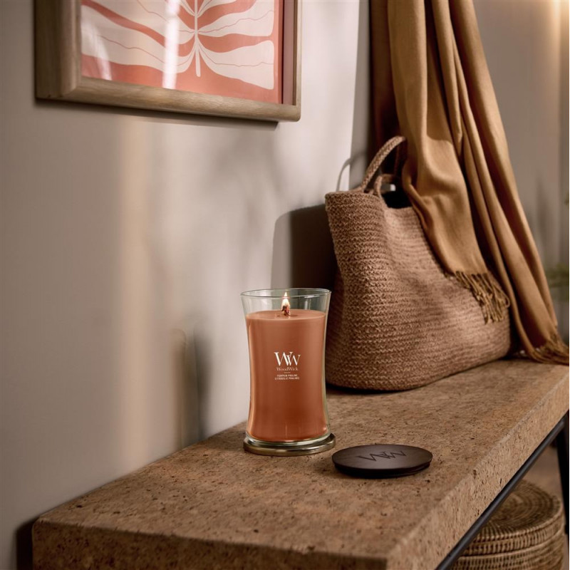Vela perfumada WoodWick Pumpkin Praline 610 g