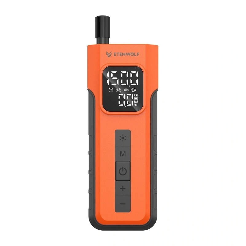 Compressor de ar automóvel Etenwolf C2, 10,34 bar, 4000 mAh
