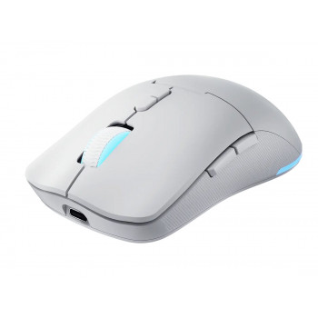 Lenovo Legion M220 rato gaming sem fios RGB, 2,4 GHz / Bluetooth / com fio, branco glaciar (GY51V60437)