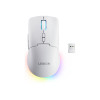 Lenovo Legion M220 rato gaming sem fios RGB, 2,4 GHz / Bluetooth / com fio, branco glaciar (GY51V60437)