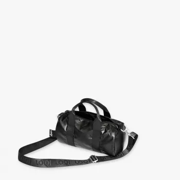 LOQI saco de viagem Metallic – preto (pequeno)