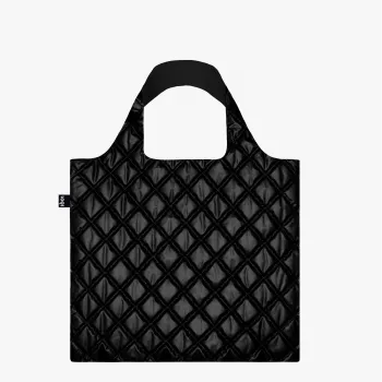 saco LOQI Metallic – preto Puffy