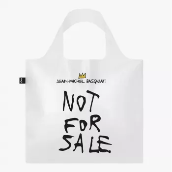 Saco LOQI Basquiat – Not for Sale (semitransparente)