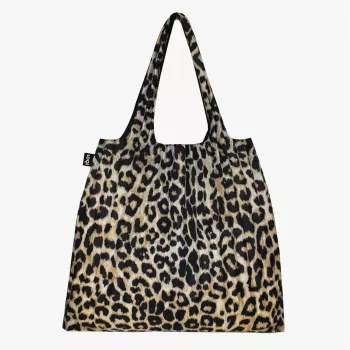 saco dobrável LOQI – leopard dusk