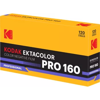 Filme fotográfico Kodak Ektacolor Pro 160 120, pack de 5