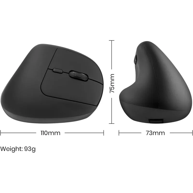 Perixx PERIMICE-608II rato ergonómico sem fios