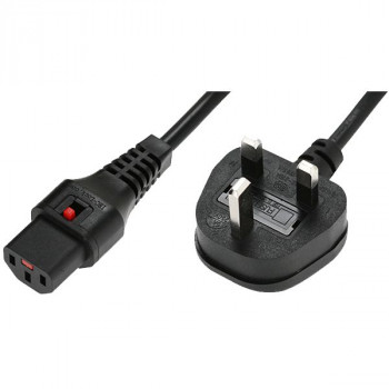 Cabo de alimentação Microconnect, UK tipo G para IEC C13 (MC-UKC135B)