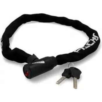 Cadeado de bicicleta de corrente com chave FISCHER, corrente de aço temperado, 6 mm
