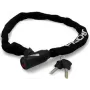 Cadeado de bicicleta de corrente com chave FISCHER, corrente de aço temperado, 6 mm