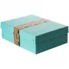 Caixa de arrumação FALKEN PURE 1250 folhas azul pastel 24,0 x 32,0 x 10,0 cm