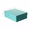 Caixa de arrumação FALKEN PURE 1250 folhas azul pastel 24,0 x 32,0 x 10,0 cm