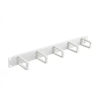 Painel de gestão de cabos Lanberg 19 polegadas 1U, tipo B - cinzento (AK-1202-S)
