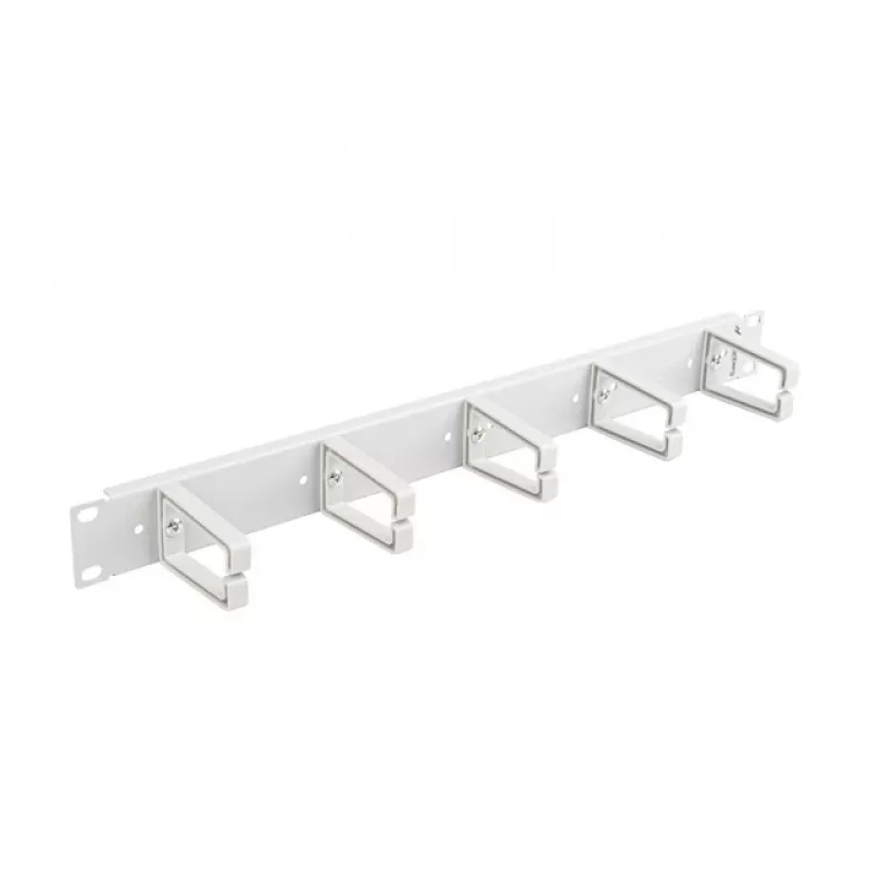 Painel de gestão de cabos Lanberg 19 polegadas 1U, tipo B - cinzento (AK-1202-S)