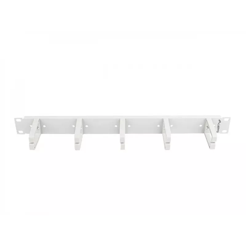 Painel de gestão de cabos Lanberg 19 polegadas 1U, tipo B - cinzento (AK-1202-S)