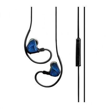 Auscultadores com fio TRUTHEAR Zero Blue 2 com microfone (azul)
