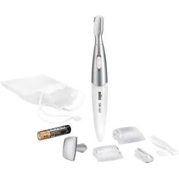 Aparador de barba de mulher Braun FG1100, branco