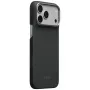 Capa PITAKA Edge Case Argyle MagSafe para iPhone 18 Pro Max / 17 Pro Max, preto basalto