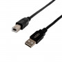 Cabo de impressora Gizzu USB 2.0 USB-A para USB-B, 1,5 m, preto (GCPU2AB15)