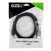 Cabo de impressora Gizzu USB 2.0 USB-A para USB-B, 1,5 m, preto (GCPU2AB15)
