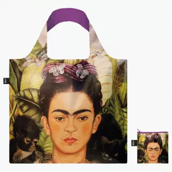 Saco LOQI Frida Kahlo – Self Portrait with Hummingbird (Q_FK.SP.R)