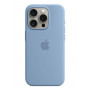 Capa de silicone Apple iPhone 15 Pro Max com MagSafe – azul