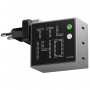 SHARGE Pixel 140 carregador GaN, 140W, 3x USB-C, ecrã Dot-Matrix - cinzento