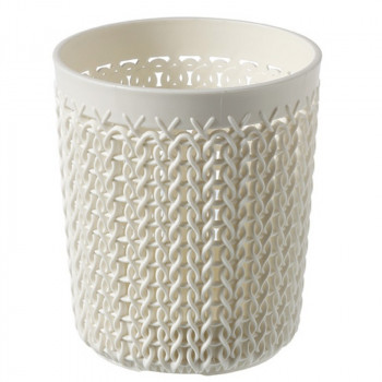 Curver Knit S cesto redondo Ø10x11 cm, branco