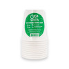 Gogreen Go Green copos compostáveis 250 ml, 10 unid., branco