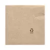 PAPSTAR guardanapos, 330 x 330 mm, 3 folhas, natural, dobragem 1/4, tissue reciclado, impresso a cores
