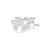 Keeeper cesto S 30x20x13cm Fritz transparente