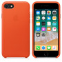 Apple iPhone 7/8/SE (2020)/SE (2022) capa de pele, Bright Orange