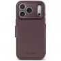 Decoded Leather Detachable Wallet capa de pele para iPhone 18 Pro Max / 17 Pro Max, MagSafe, Chocolat Brown