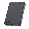 Powerbank Ksix Powerbank Magslim 10000 mAh magnética 15W USB-C PD 20W com ecrã digital preta