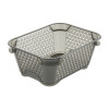 Cesto mini Keeeper A7 Mirko, 16 x 12 x 7 cm, cinzento cristal (transparente)