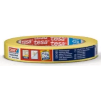 Fita de proteção TESA 4334, 19 mm x 50 m, amarela