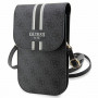 Bolsa de telemóvel Guess 4G Stripe, preta