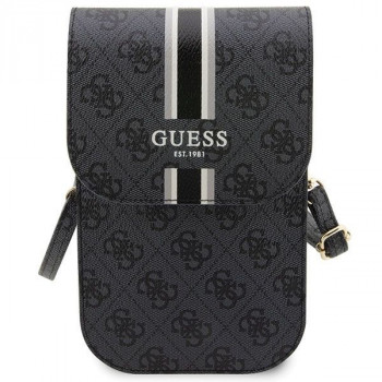 Bolsa de telemóvel Guess 4G Stripe, preta
