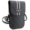 Bolsa de telemóvel Guess 4G Stripe, preta