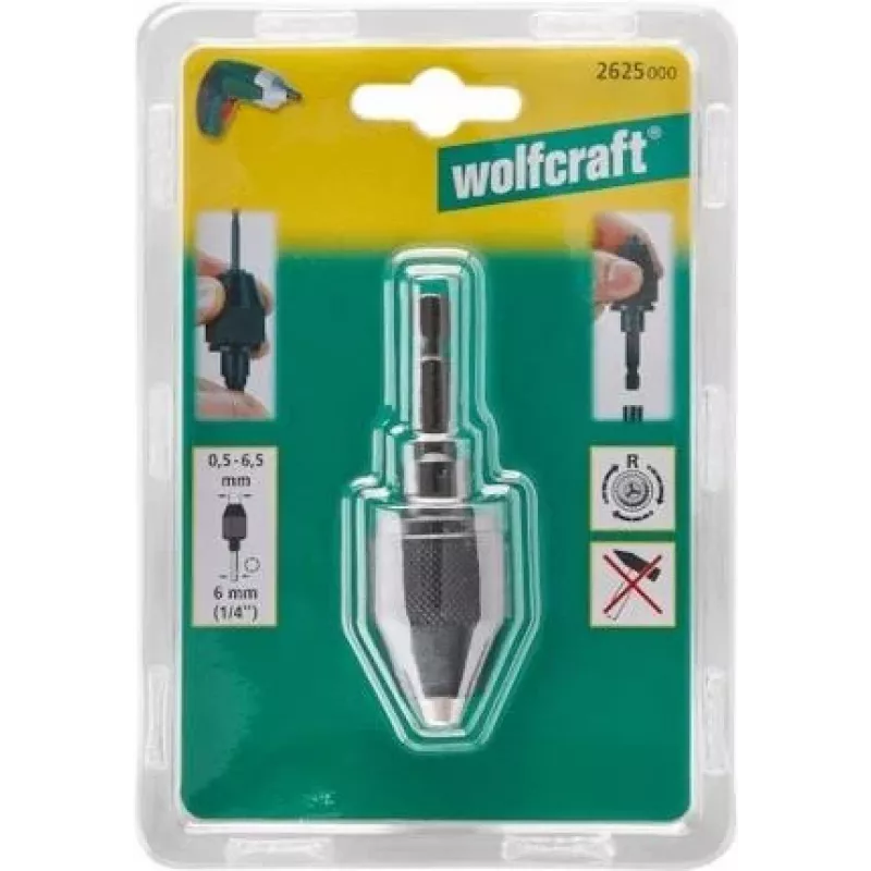 Mandril de aperto rápido Wolfcraft 2625000