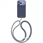 Capa UNIQ Coehl Mirelle para iPhone 18 Pro Max / 17 Pro Max carregamento magnético azul