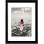 Moldura de plástico para fotografias Hama Swing, preto, 15 x 20 cm