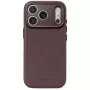 Decoded Leather Backcover – capa em pele para iPhone 18 Pro / 17 Pro, compatível com MagSafe (chocolat brown)