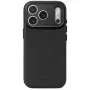 Decoded Leather Backcover – capa em pele para iPhone 18 Pro / 17 Pro, compatível com MagSafe (preto)