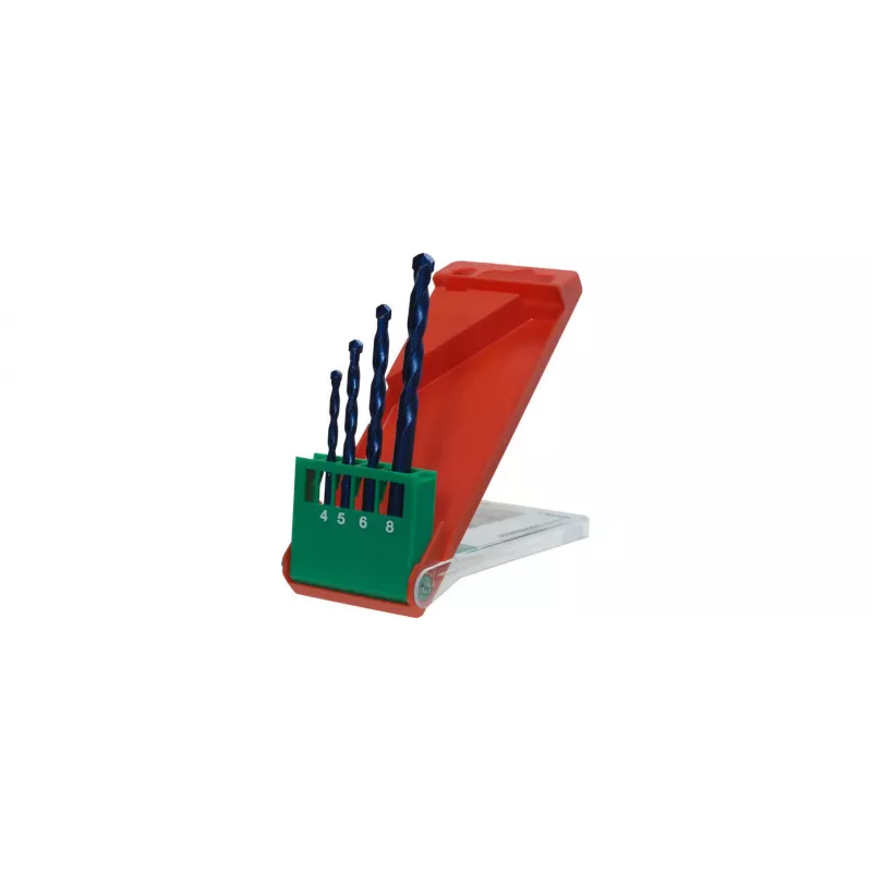 Conjunto de brocas para grés cerâmico KWB 4-8, 4 peças